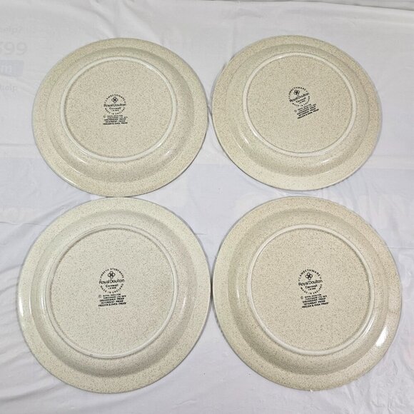 Royal Doulton Cornwall Lambethware Stoneware Salad Luncheon Plates - Set of 4 - Picture 11 of 15